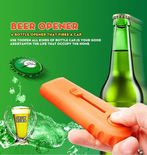 Catapult Style Bottle Opener with Keychain - Launch Caps Over 5 Metres! - The unKAGEd Shop