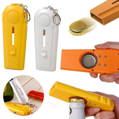 Catapult Style Bottle Opener with Keychain - Launch Caps Over 5 Metres! - The unKAGEd Shop