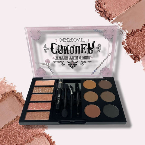 Eyeshadow eyebrow powder eyebrow cream comprehensive tray with tools - The unKAGEd Shop
