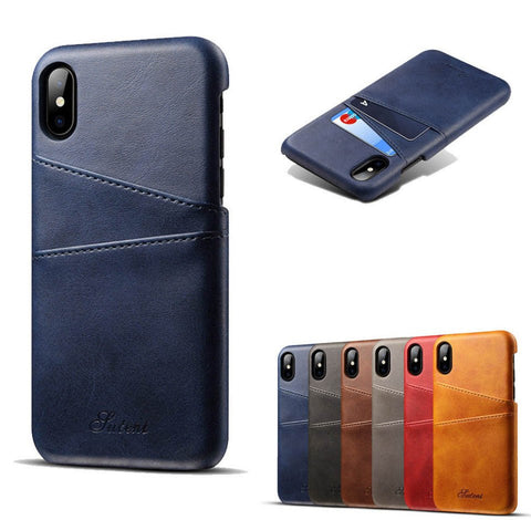 Leather Wallet Card Holder Phone Case for Samsung - PU Leather Cover with Card Slots - The unKAGEd Shop