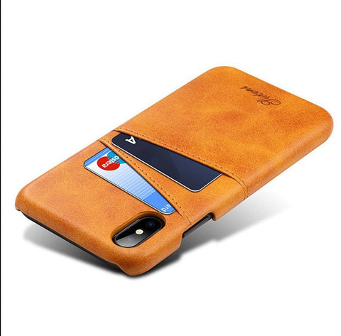 Leather Wallet Card Holder Phone Case for Samsung - PU Leather Cover with Card Slots - The unKAGEd Shop