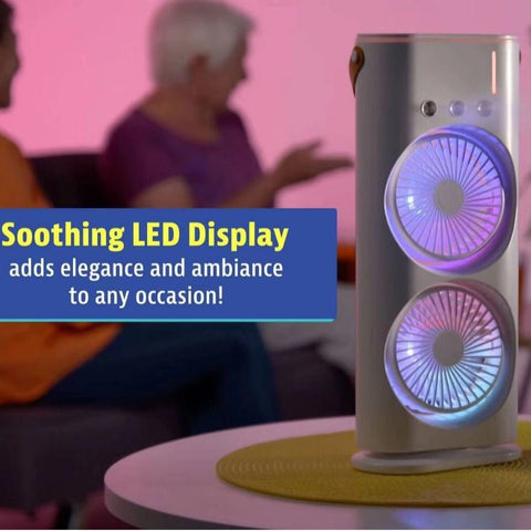 Personal Air Conditioner Double - Ended USB Rechargeable Portable Mini Air Conditioner Air Cooling Fan - The unKAGEd Shop