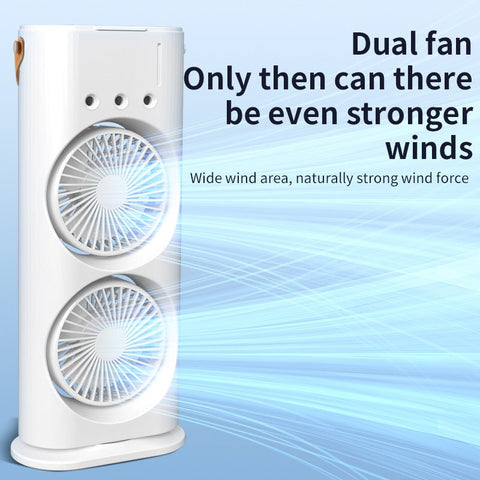 Personal Air Conditioner Double - Ended USB Rechargeable Portable Mini Air Conditioner Air Cooling Fan - The unKAGEd Shop