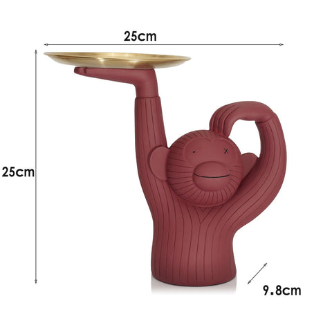 Resin Monkey Serving Tray for Home Decoration - The unKAGEd Shop