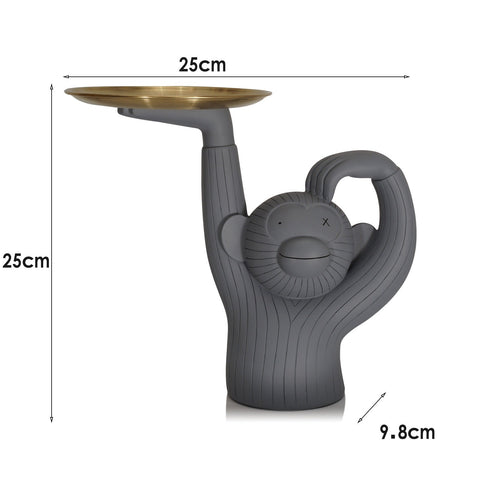Resin Monkey Serving Tray for Home Decoration - The unKAGEd Shop