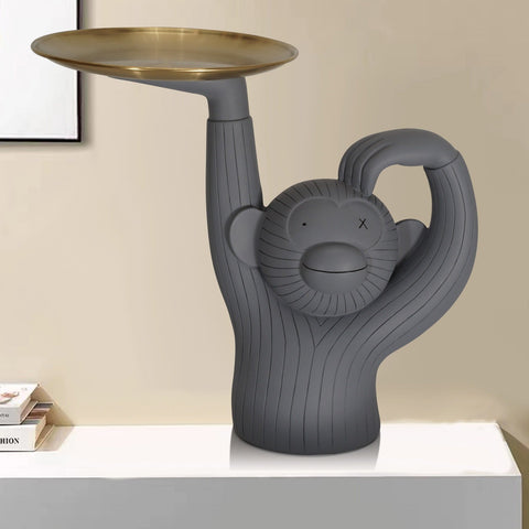 Resin Monkey Serving Tray for Home Decoration - The unKAGEd Shop