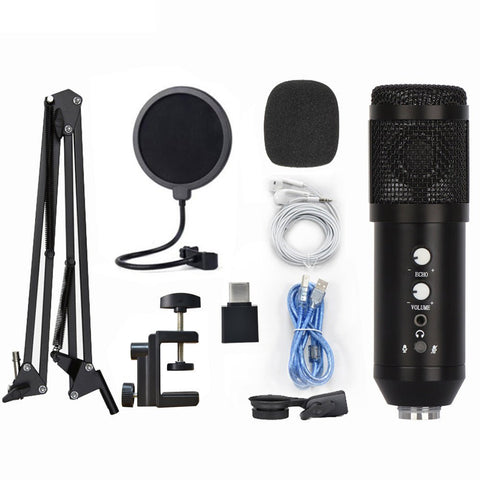 USB Condenser Microphone Mobile Computer Game Live Microphone Live Karaoke Conference Recording Microphone - The unKAGEd Shop