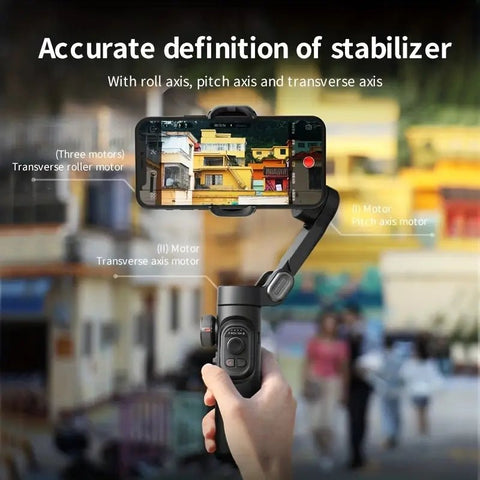 XE 3 - Axis Handheld Gimbal Stabilizer Foldable Smartphone Cellphone Video Record Vlog PTZ Stabilizer For IPhone - The unKAGEd Shop